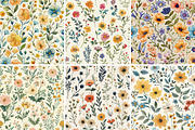Hand Embroidered Style Digital Paper, a Texture Illustration by DreamPrint404 (Thumbnail 3 of 3)