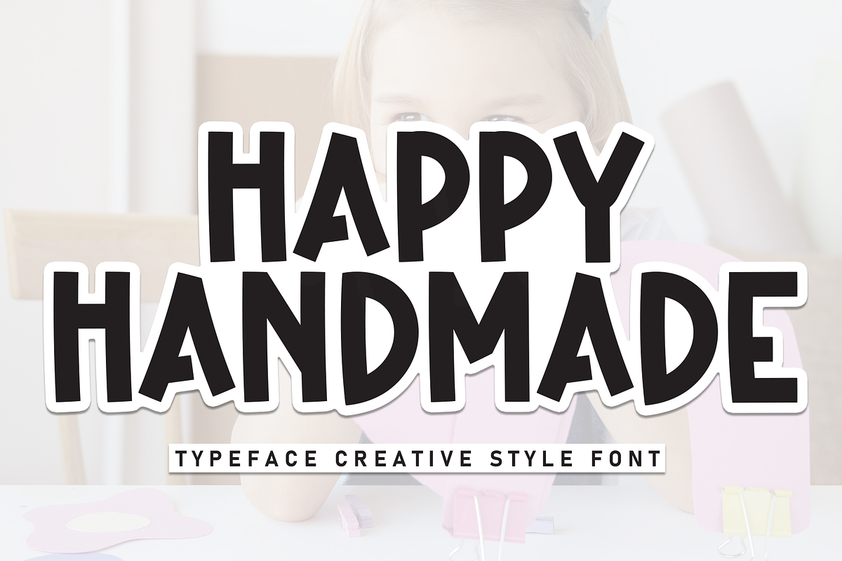 Happy Handmade | Script Font, a Script Font by Scratchones (Photo 1 of 8)