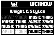 Music Thing, a Font by weknow (Thumbnail 7 of 8)