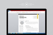 Professional Resume/CV Template, a Resume Template by Proper_media (Thumbnail 6 of 6)