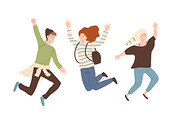 Jumping people, a Person Illustration by Good Studio (Thumbnail 2 of 3)