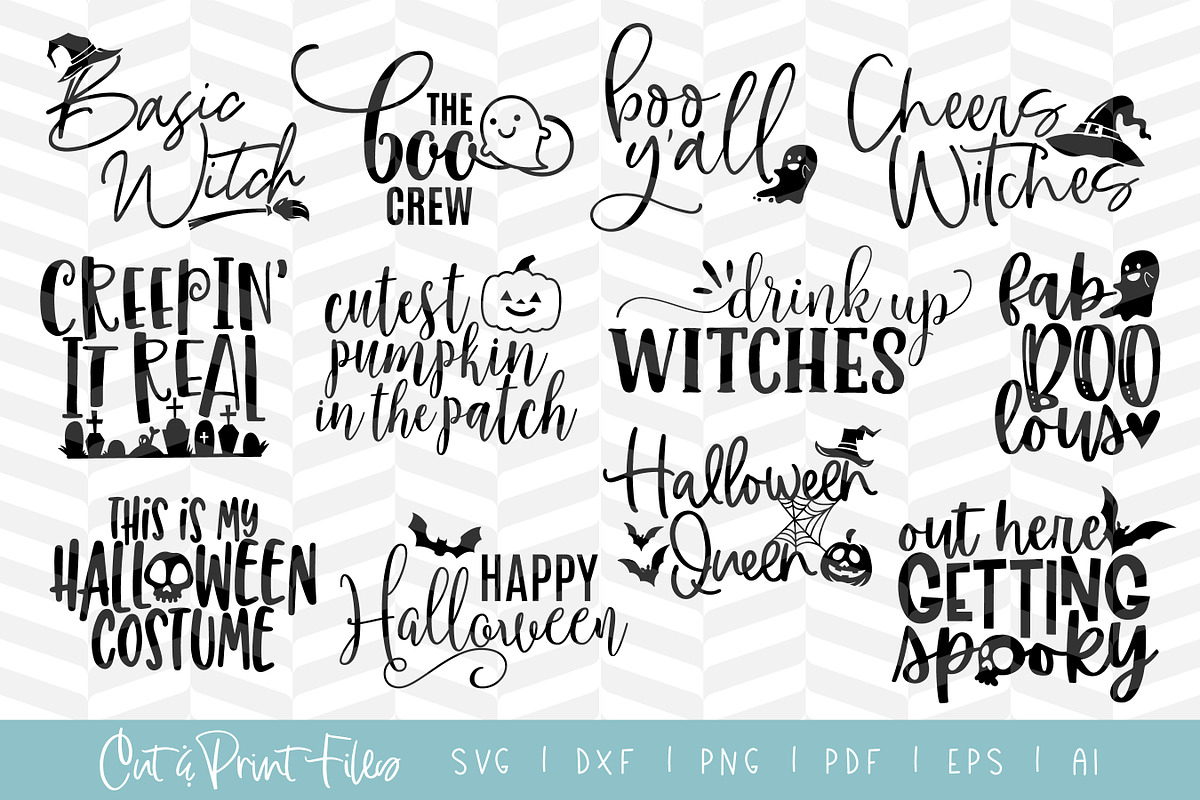 Spooktacular Halloween SVG Bundle, an Illustration by Simply Bright Studio (Photo 2 of 4)