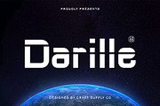 Darille – Futuristic Font, a Sans Serif Font by Craft Supply Co. (Thumbnail 1 of 8)