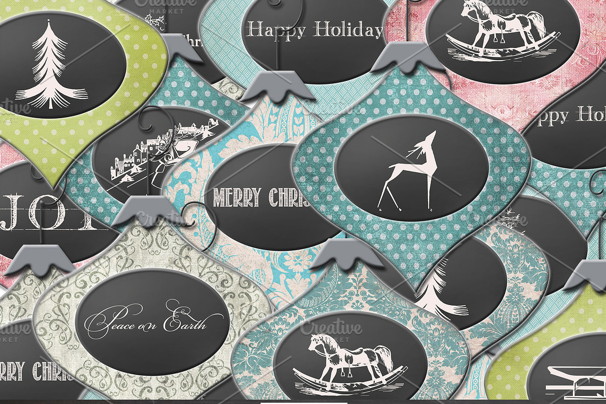 Holiday/Christmas Ornament Elements