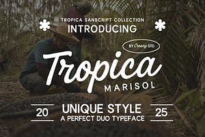 Tropica Marisol – Duo Typeface, a Script Font by Creacy Studio