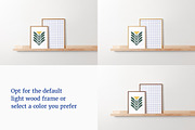 Wooden Frame Print - Mockup Bundle, a Product Mockup by Studio MVDM (Thumbnail 4 of 8)