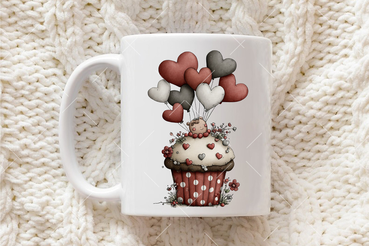 Whimsical Valentine's Day Clipart, an Illustration by OK Design (Photo 6 of 6)