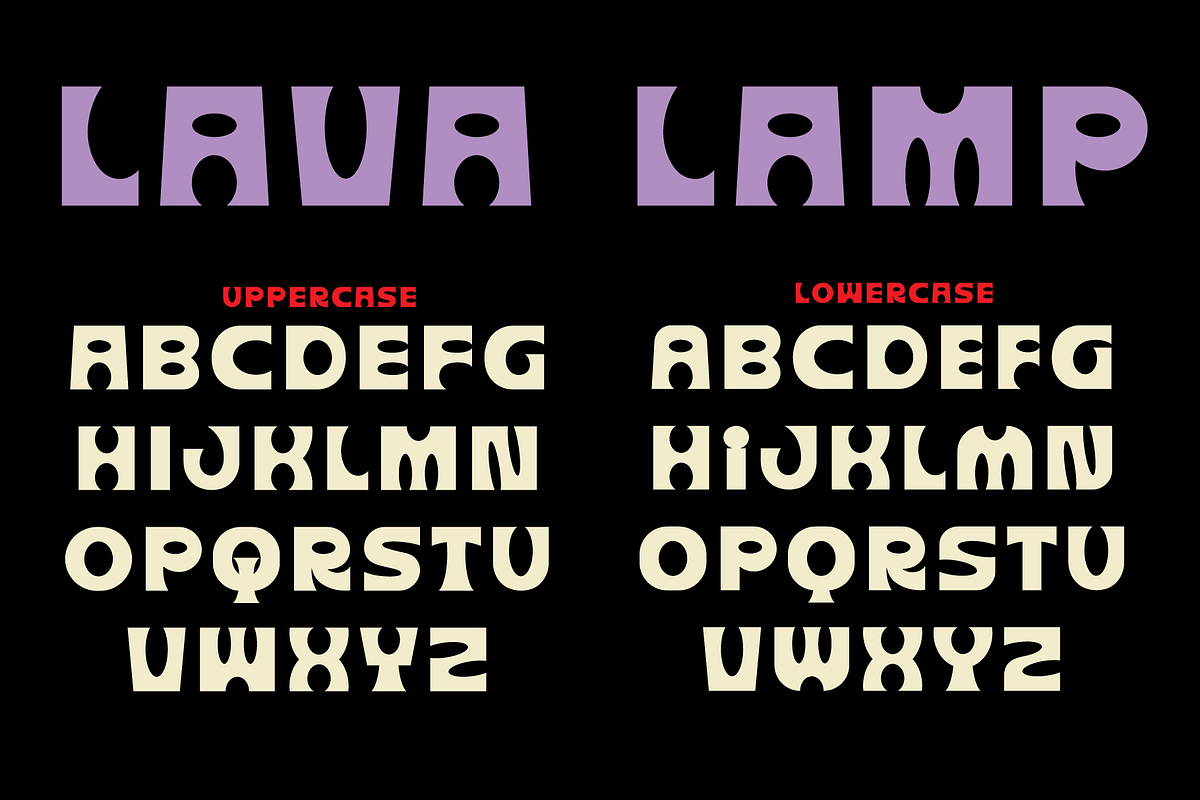 Lava Lamp Display Font, a Handwritten Font by Brethrendesignco (Photo 2 of 4)