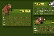Native Americans - Game Sprites, an Animal Illustration by pzUH (Thumbnail 3 of 5)