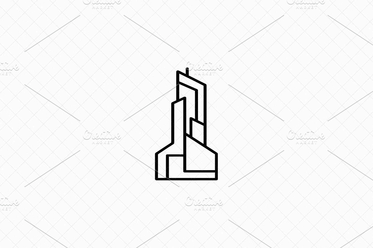 Modern Skyscraper Icon, an Outline Icon by Vectorium Studio (Photo 1 of 4)