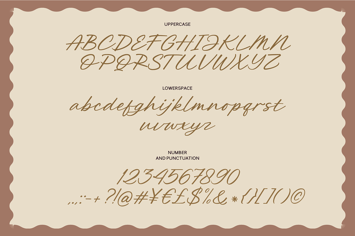 Kinda Chic | Bouncy Font, a Handwritten Font by aquene (Photo 10 of 12)