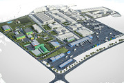 Industrial factory warehouse complex, an Architecture 3D Model by 3DNUTS (Thumbnail 1 of 17)