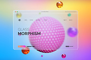 Gradient Glassmorphism Background, a Wearable Device Mockup by Artlogs (Thumbnail 2 of 4)