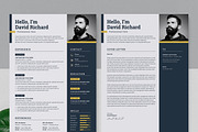 Modern Resume/CV Template, a Resume Template by Proper_media (Thumbnail 2 of 5)