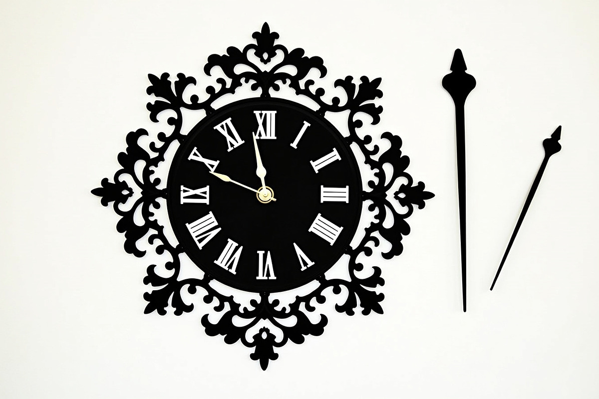 Vintage Wall Clock Victorian design, an Illustration by Amazin_art (Photo 17 of 21)