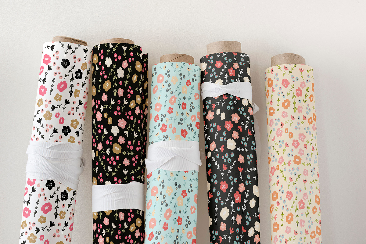 Ditsy flower pattern, a Pattern Graphic by Cozy pattern shop (Photo 6 of 10)