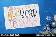 January SVG Cut Files for Cricut, an Illustration by illuztrate (Thumbnail 9 of 12)
