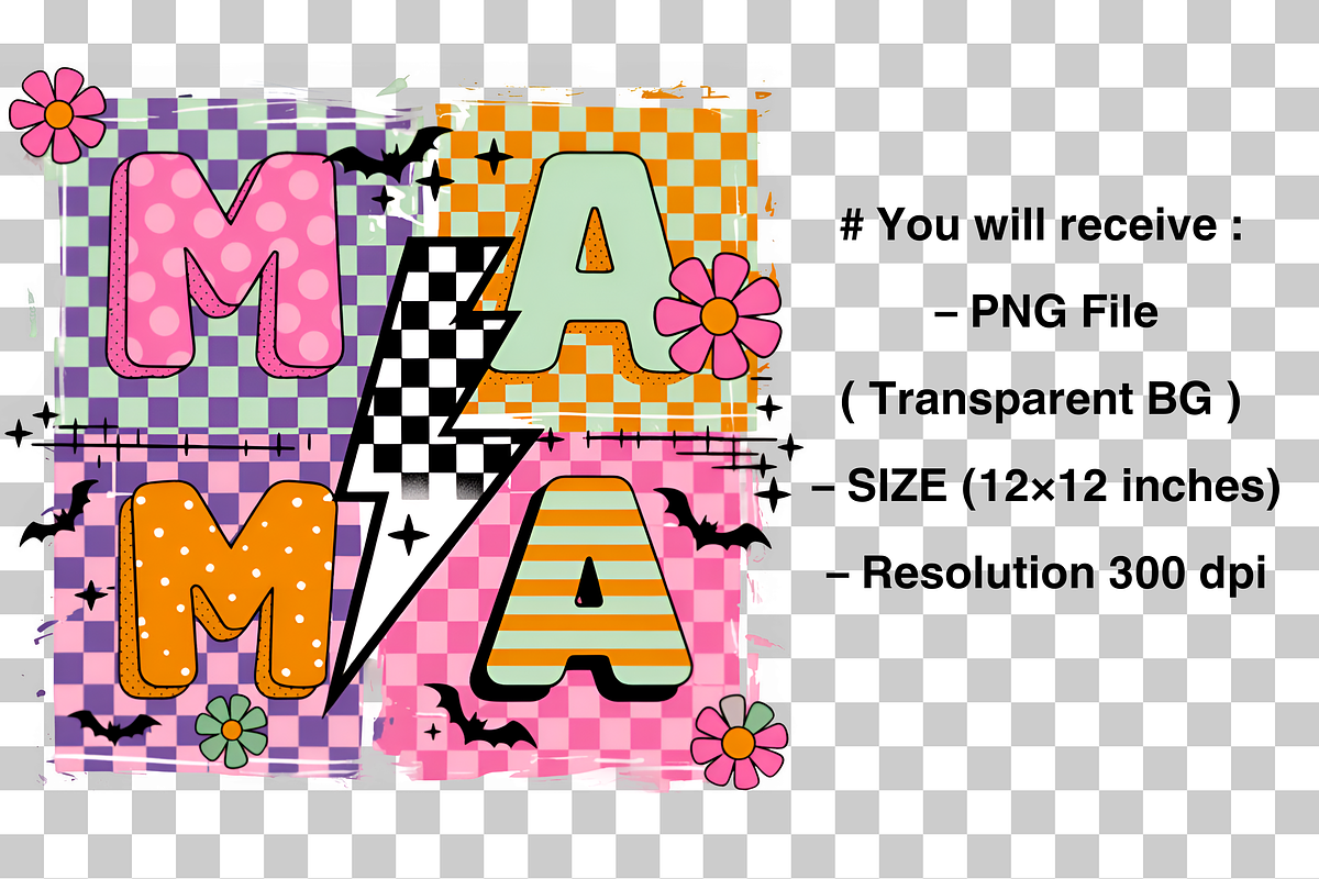 Halloween Mama, Girly Halloween PNG, a Graphic by Clipart Bloom (Photo 2 of 2)