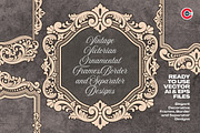 Vintage Victorian Ornamental Frames, a Decorative Illustration by C-Kav (Thumbnail 2 of 7)