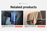 Silk Scarf Mockup, a Hat Mockup by Mocku (Thumbnail 9 of 10)