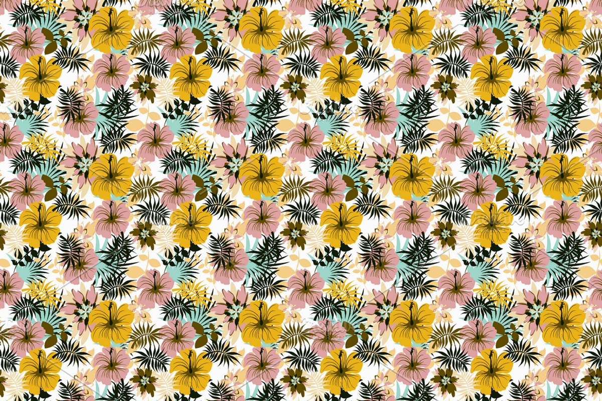 pack of 6 digital flolar pattern, a Pattern Graphic by Pattern Treasures (Photo 4 of 7)