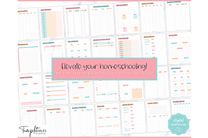 Homeschool Planner Printable - 50 Pg