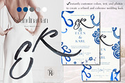 Blue Wedding Invitation Template Can, a Templates & Theme by Alisa Mikibith Art (Thumbnail 6 of 10)