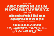 Girthy Ultra Sans, a Sans Serif Font by Tom Gordon Design (Thumbnail 2 of 6)