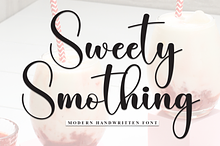 Sweety Smothing | Script Font