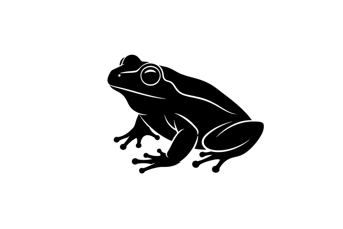 Frog Silhouette Vector Bundle, an Illustration by jahid234 (Photo 9 of 46)