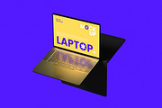 Laptop Mockup, a Mac Mockup by Rielismee (Thumbnail 5 of 5)
