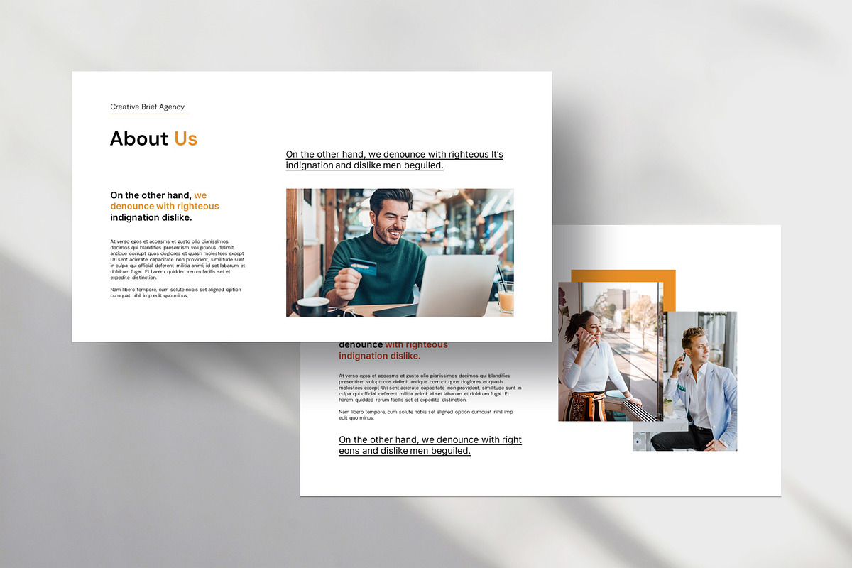 Creative Brief Presentation Template, a Presentation Template by evgenystudio (Photo 3 of 9)
