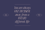 Quirky Fashion - Modern Serif, a Serif Font by Nirmana Visual (Thumbnail 2 of 8)