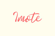 Imote Feminine Script Font, a Script Font by NTC Graphic (Thumbnail 1 of 8)