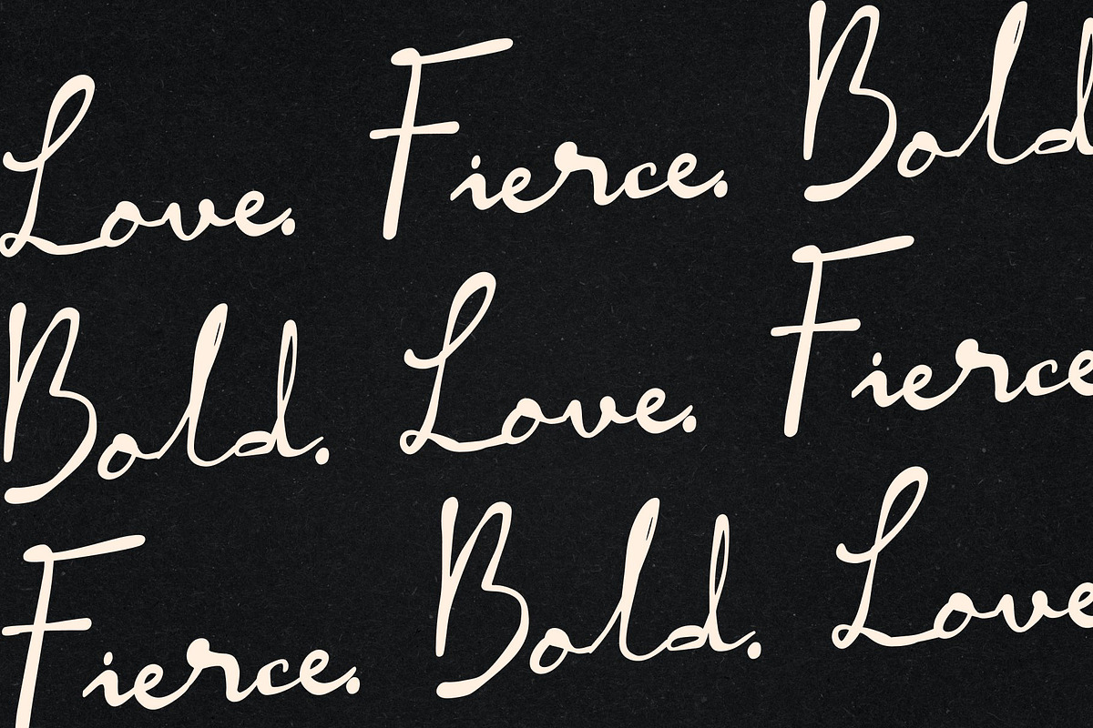 CS Ritzey - Signature Script Font, a Script Font by Craft Supply Co. (Photo 3 of 8)