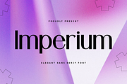 Imperium | Elegant Luxury Sans, a Sans Serif Font by Masyafi Studio (Thumbnail 1 of 8)