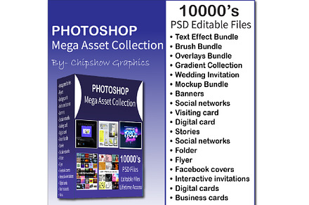 Mega Photoshop Bundle Premium Assets