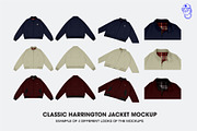 Classic Harrington Jacket Mockup, a Hoody Mockup by made_by_nope (Thumbnail 5 of 5)