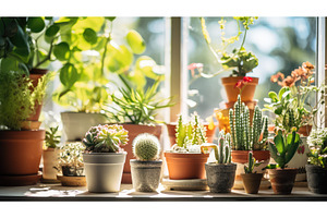 s house plant ai generated, a Nature Photo by pikepicture