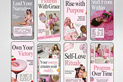 Girly Instagram Templates, a Social Media Template by ZenSocialDesigns (Thumbnail 2 of 9)