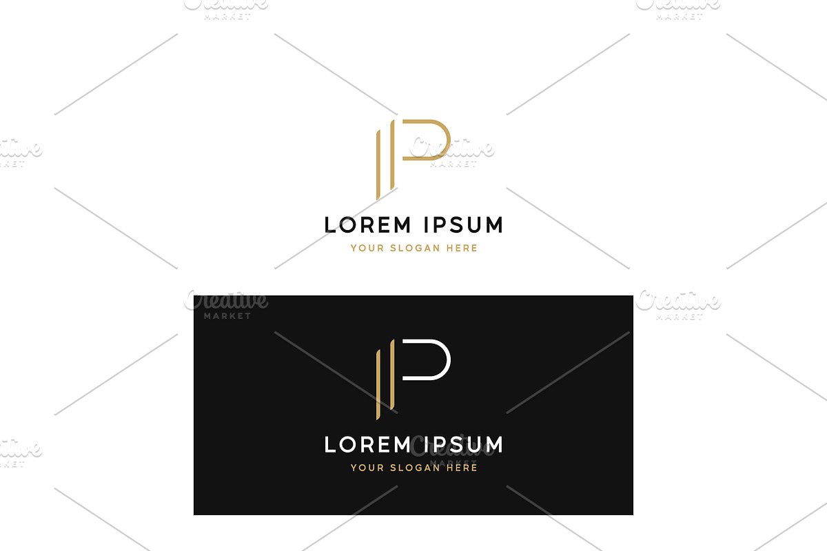 Geometric letter P initial logo., a Branding & Logo Template by LOGOCREATIVE