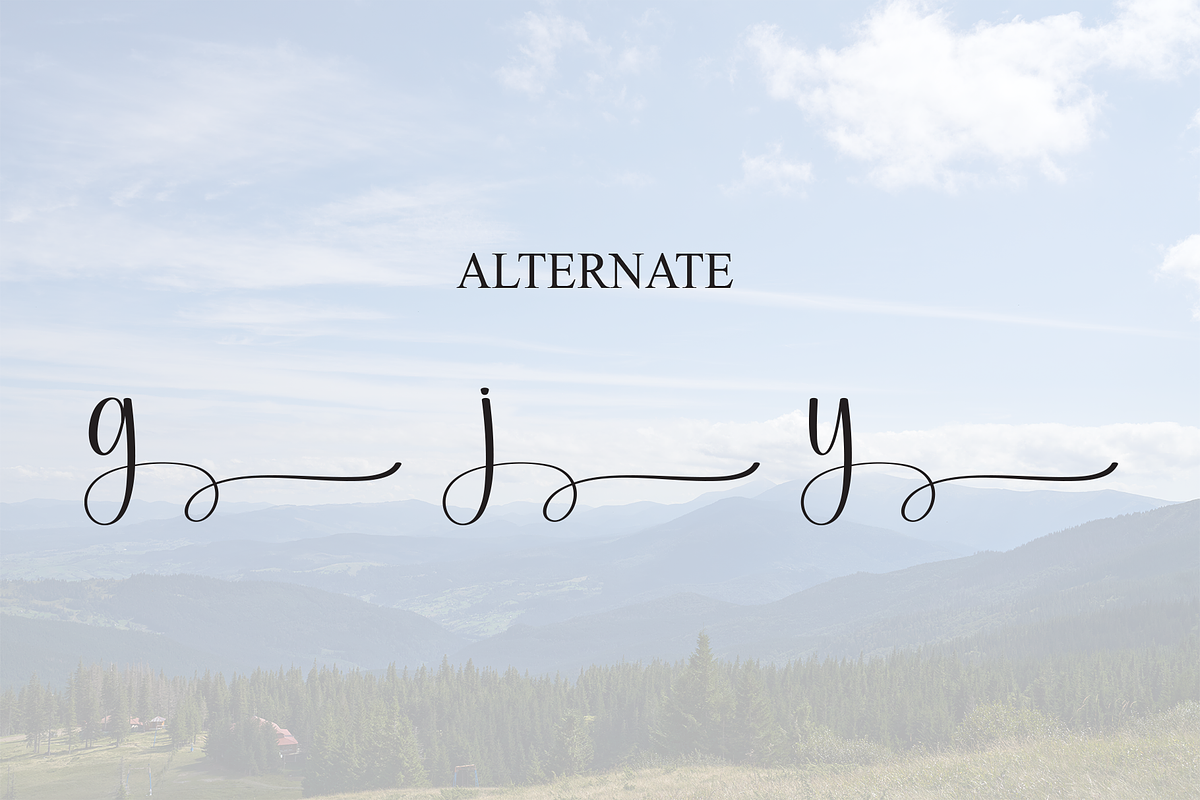 Highland | Script Font, a Handwritten Font by Scratchones (Photo 8 of 9)