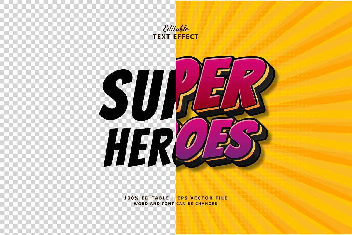 Text Effect Super Heroes, a Layer Style Add-On by Navy Graphic (Photo 2 of 2)