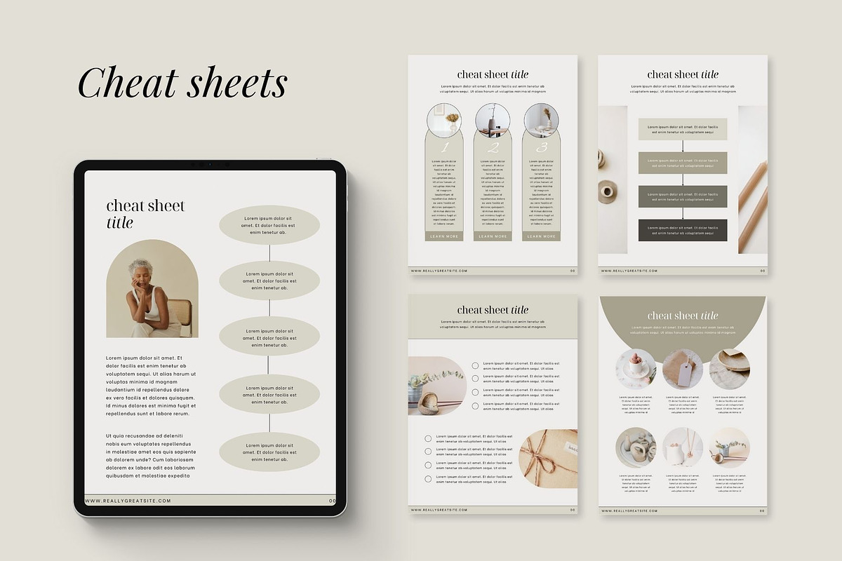 2in1 Ebook Workbook Template Bundle, a Templates & Theme by BoldNStudio (Photo 9 of 28)