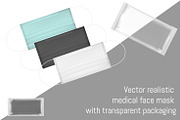 Medical mask, transparent packaging, a Packaging Mockup by Kseniia_designer's shop (Thumbnail 1 of 3)