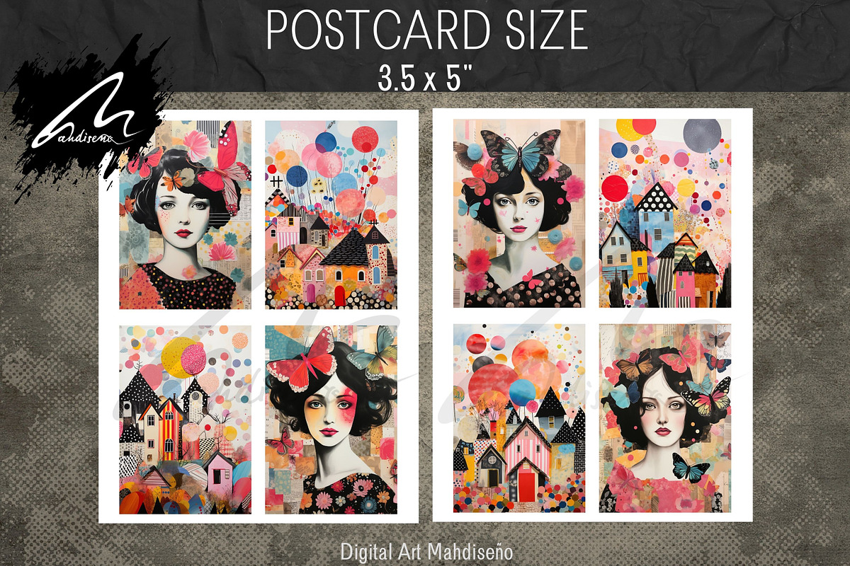 Doodle Junk Journal Pages, Collage, a Decorative Illustration by Digital Art Mahdiseño (Photo 9 of 10)