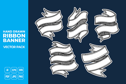 Ribbon Banners Vector Pack #9