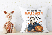 Just Waiting for Halloween PNG, an Illustration by Craft Nest (Thumbnail 5 of 6)