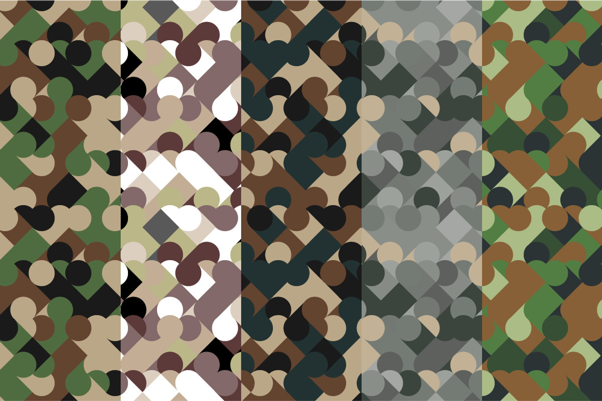 Camouflages, a Pattern Graphic by Poloviiinkin (Photo 2 of 5)