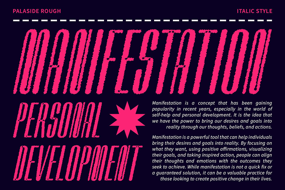 Palaside Rough, a Sans Serif Font by Craft Supply Co. (Photo 2 of 8)